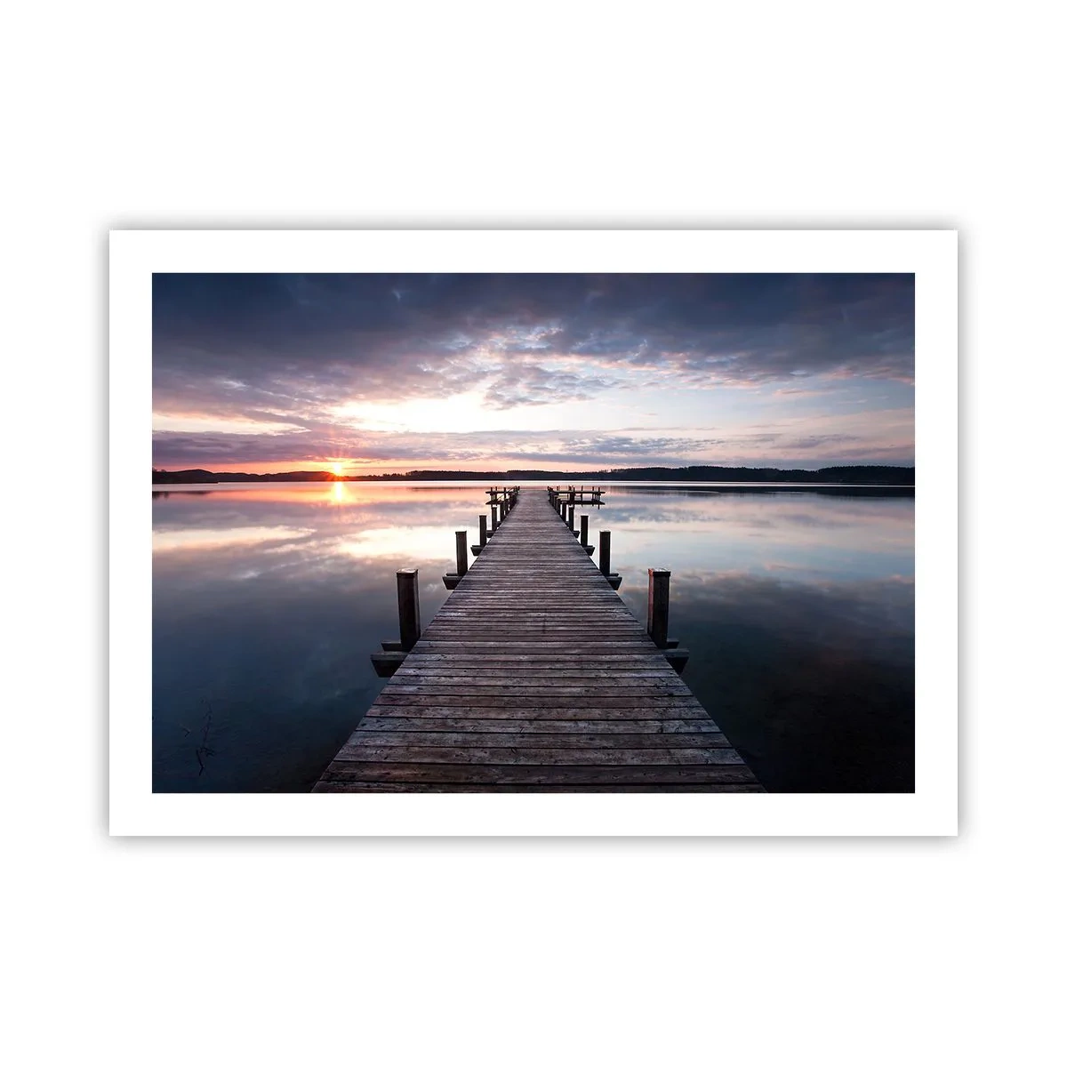 Poszter - Csendes határ a nappal és az éjszaka között - 70x50 cm