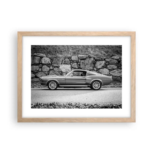 Poszter világos tölgy keretben - A 60-as évek legendája - 40x30 cm