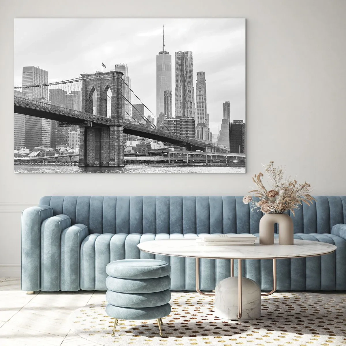 Üveg kép - New York-i hangulat - 120x80 cm