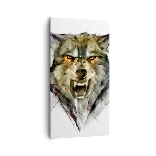 Vászonkép - Egy lépést sem! - 55x100 cm