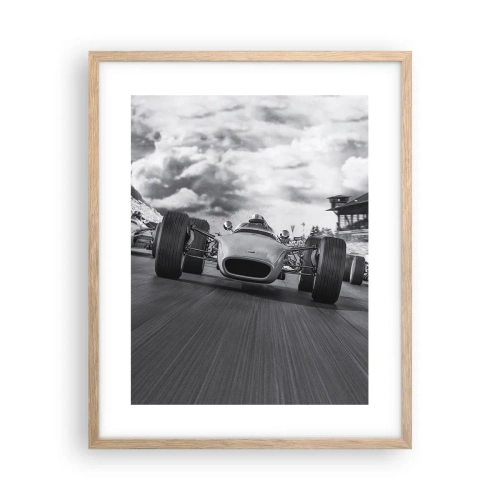 Poszter világos tölgy keretben - Van erő! - 40x50 cm