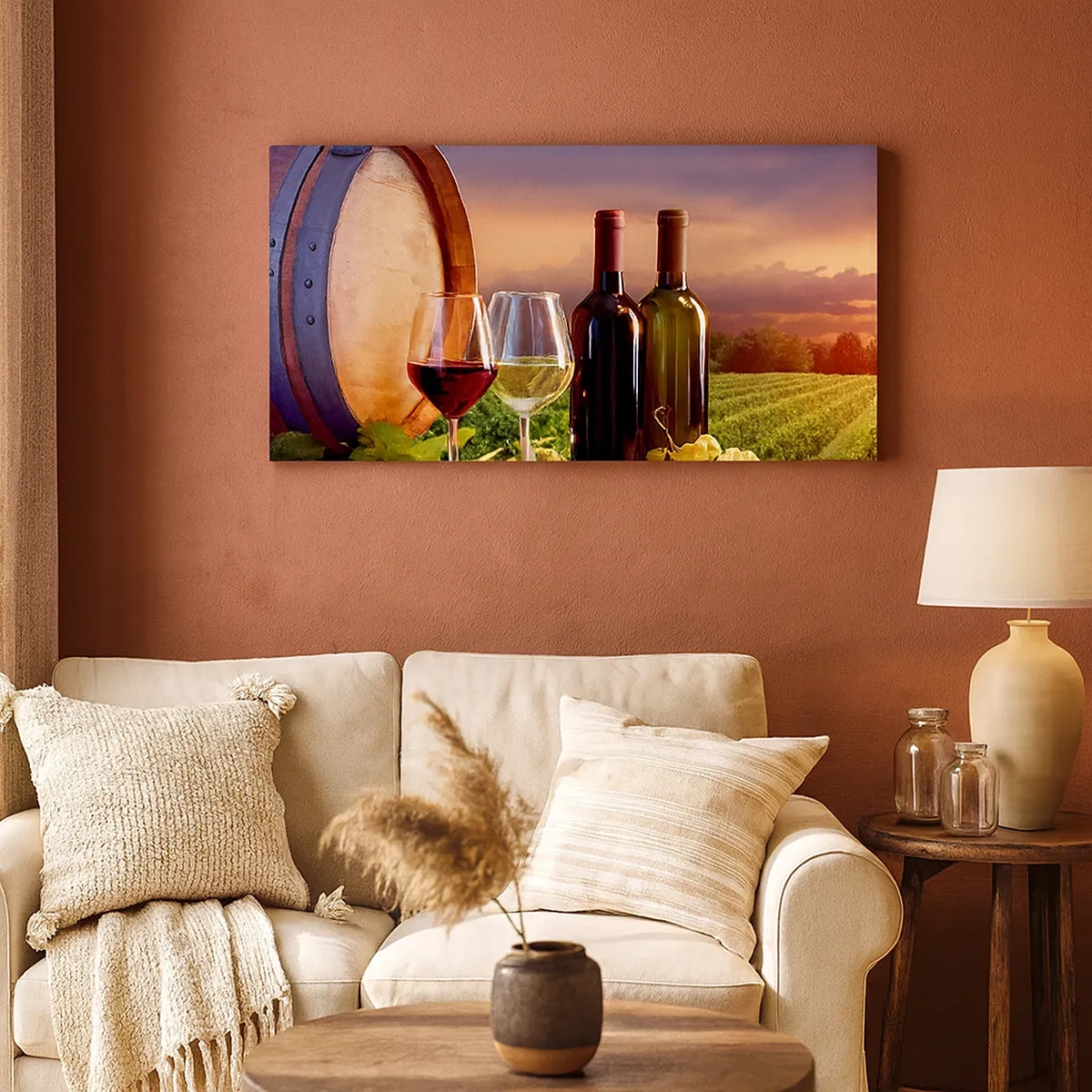 Vászonkép - Az életnek itt íze van - 30x30 cm