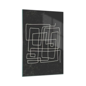 Üveg kép - Nem olyan egyszerű - 70x100 cm
