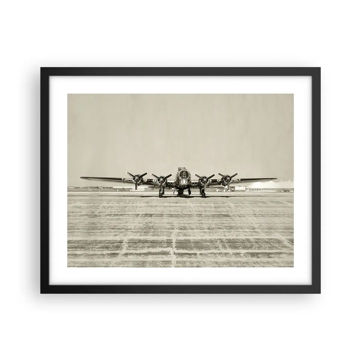 Poszter fehér keretben - Mint mindig készen - 50x40 cm