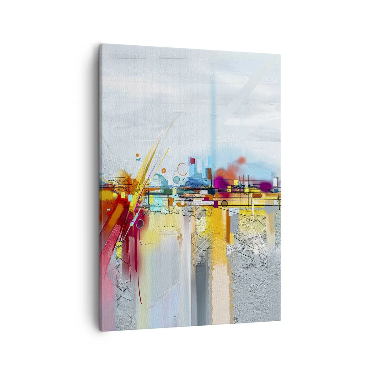 Vászonkép - Az öröm hídja az élet folyóján - 50x70 cm