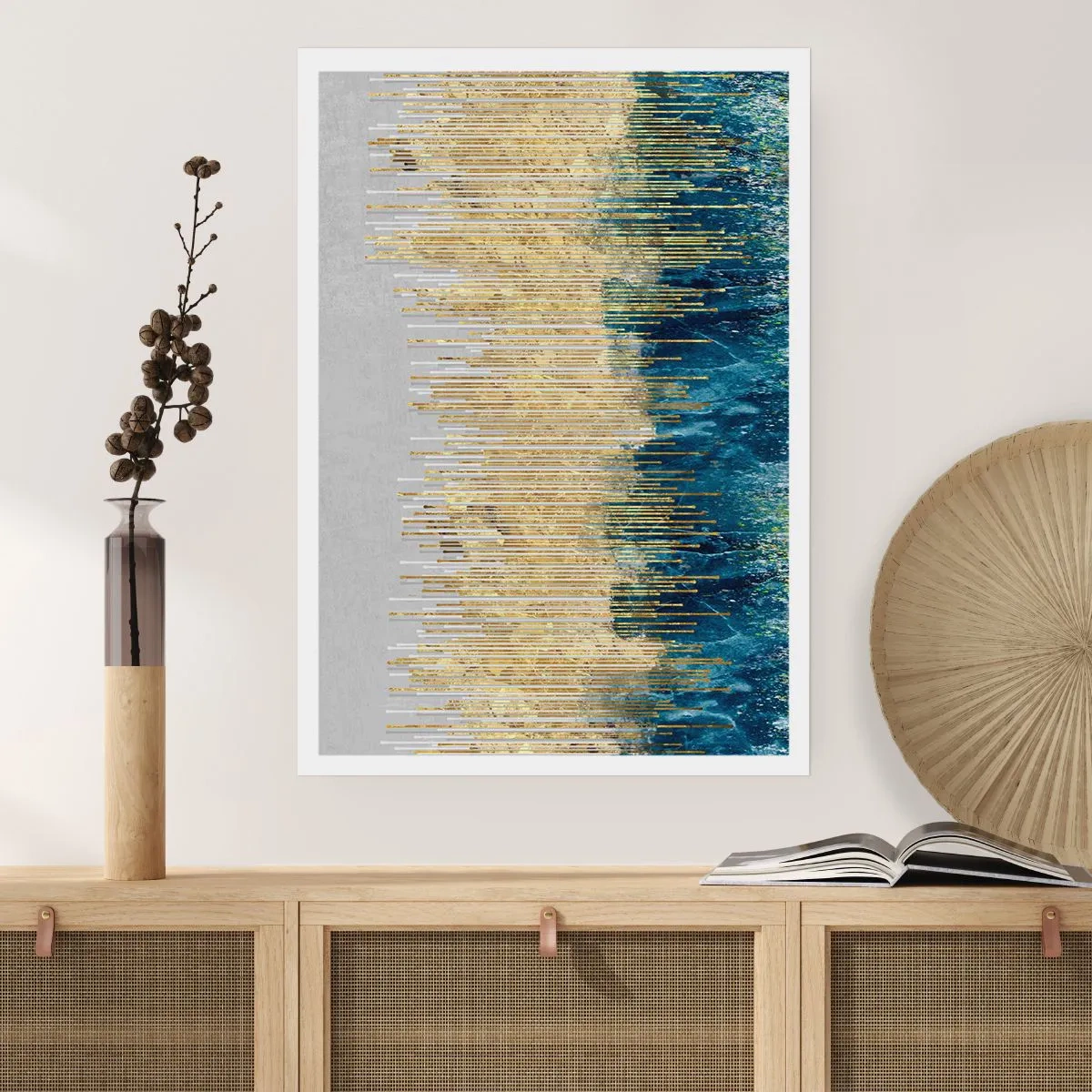 Poszter - Aranyozott határ - 61x91 cm