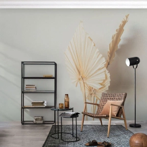 Fotótapéta Premium Sand - Ha vigaszra van szükséged - Fényes, Minimalizmus, Levél növényen - 200x140 cm