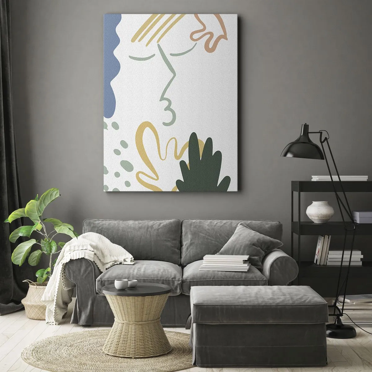 Vászonkép - Egy virágcsók - 50x70 cm