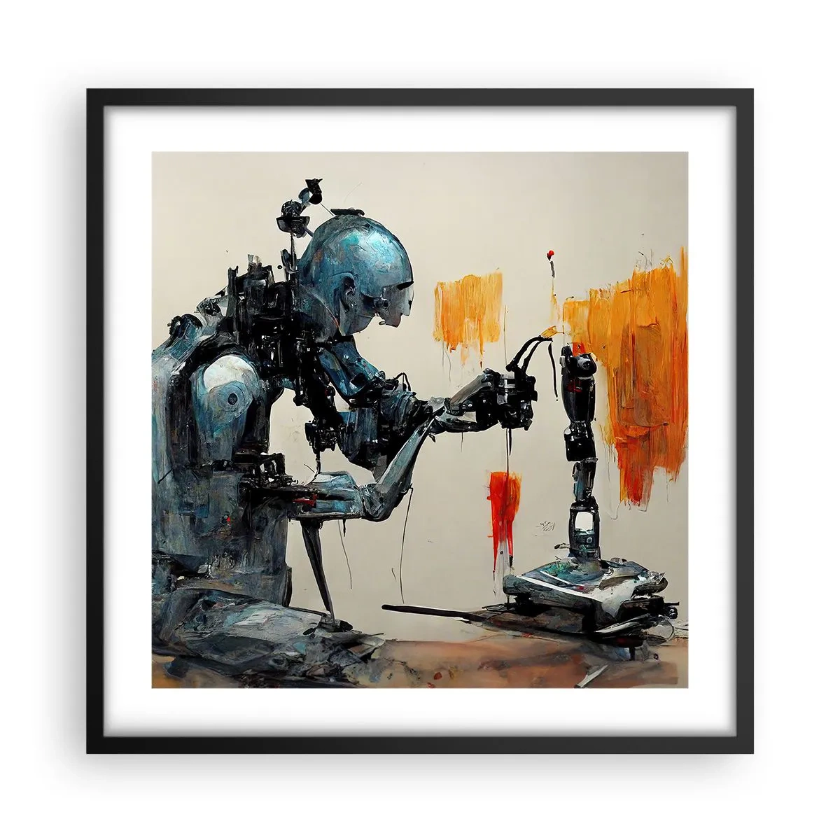 Poszter fehér keretben - Már holnap... - 50x50 cm