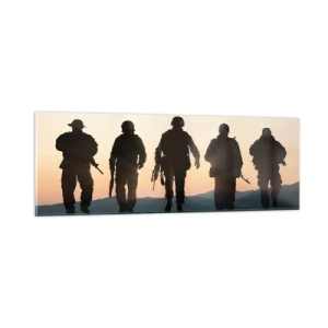 Üveg kép - Üdvözlünk a világunkban - 90x30 cm