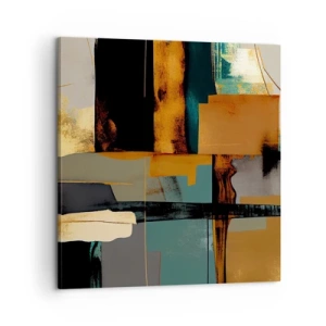 Vászonkép - Absztrakció - fény és árnyék - 60x60 cm