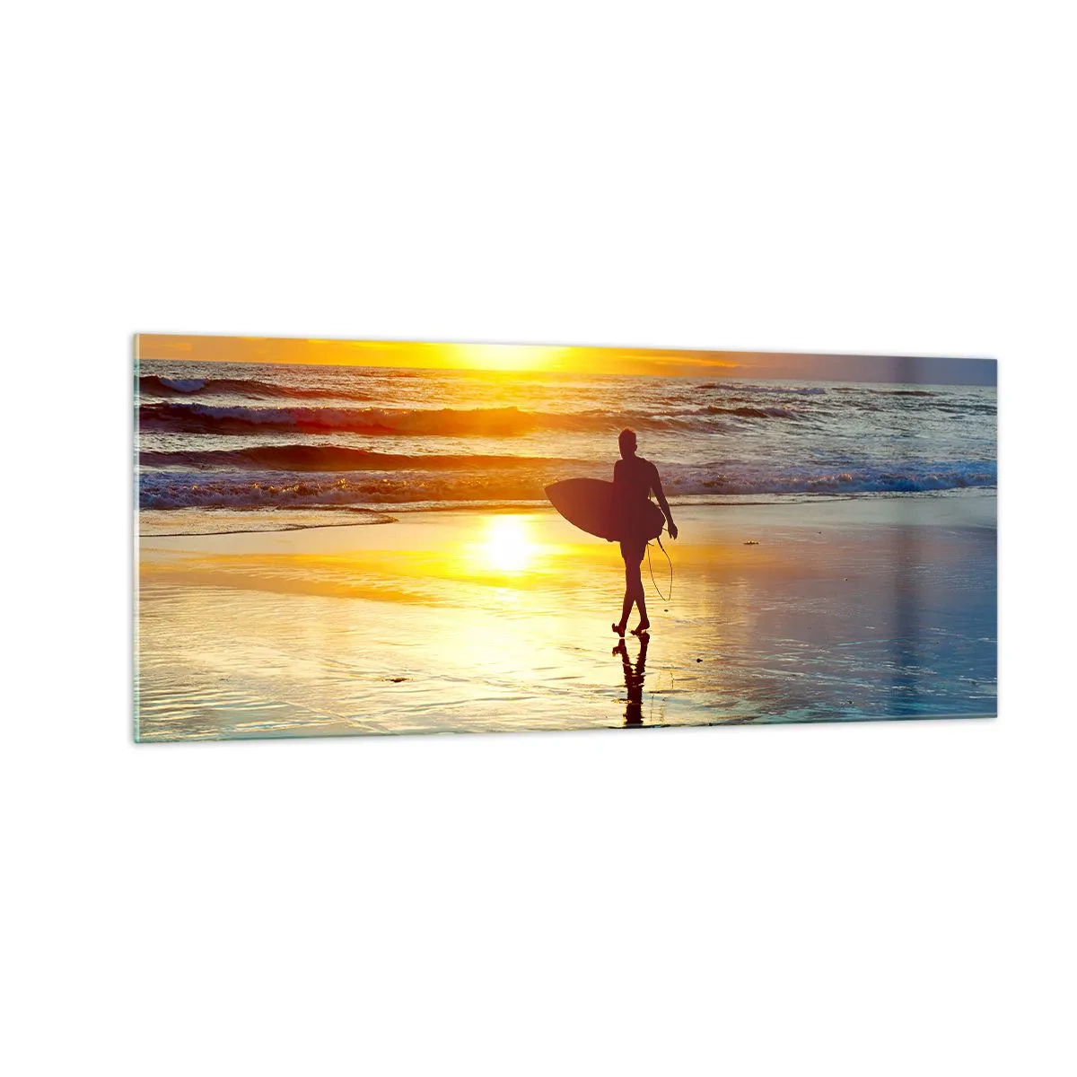 Üveg kép - A harcos visszatérése - 100x40 cm