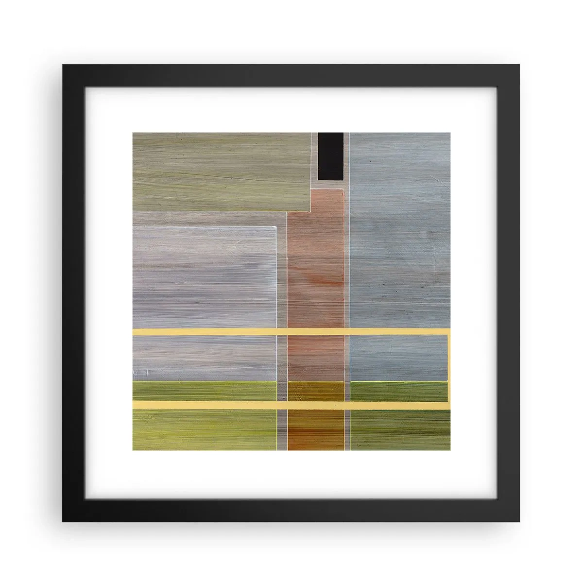 Poszter fehér keretben - Egyszerűen és nyugodtan - 30x30 cm