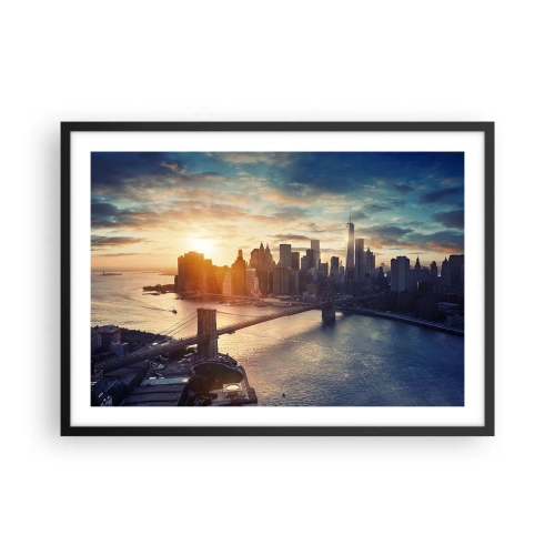 Poszter fehér keretben - Nyugati kultúra emlékműve - 70x50 cm