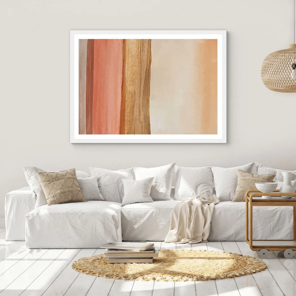 Poszter fekete keretben - Függőleges kompozíció - 91x61 cm