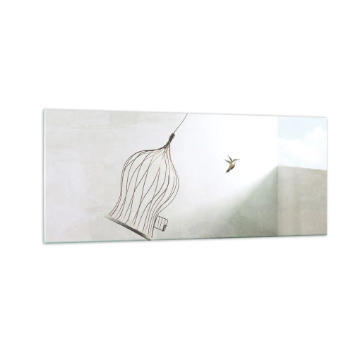 Üveg kép - Az elememen - 100x40 cm