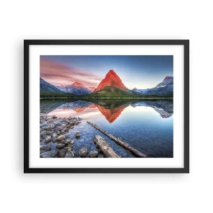 Poszter fehér keretben - Forróság és hideg - 50x40 cm