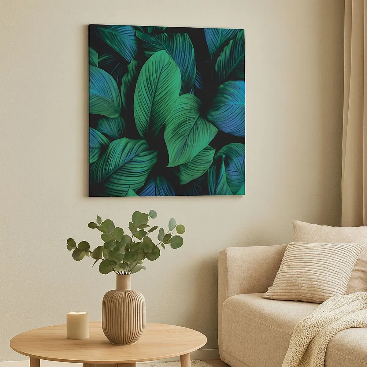 Vászonkép - A zöld tömegben - 30x30 cm