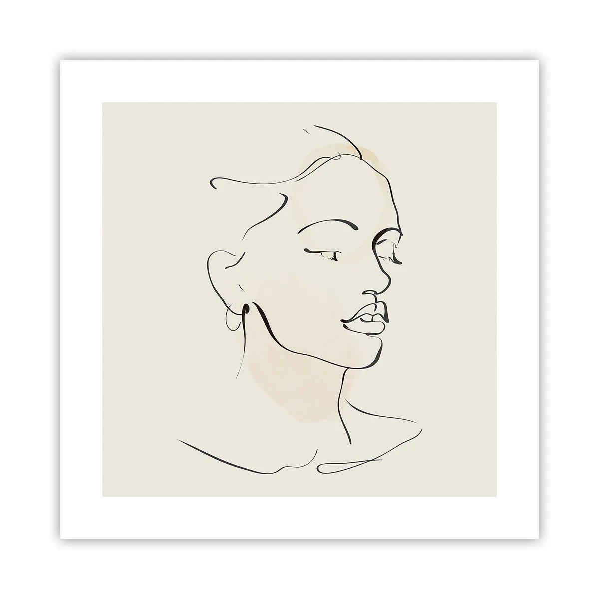 Poszter - Bizonyos vonallal - 40x40 cm