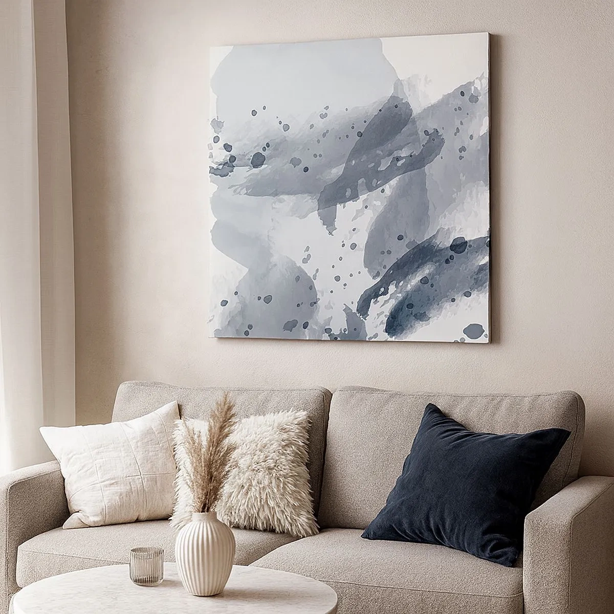 Vászonkép - A víz természetének tanulmánya  - 30x30 cm