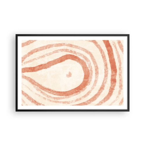 Poszter fehér keretben - Korallkörök - kompozíció - 91x61 cm