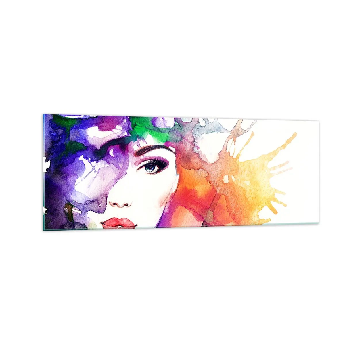 Üveg kép - Fejjel a felhőkben - 140x50 cm