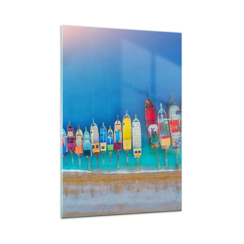 Üveg kép - Madártávlatból - 50x70 cm