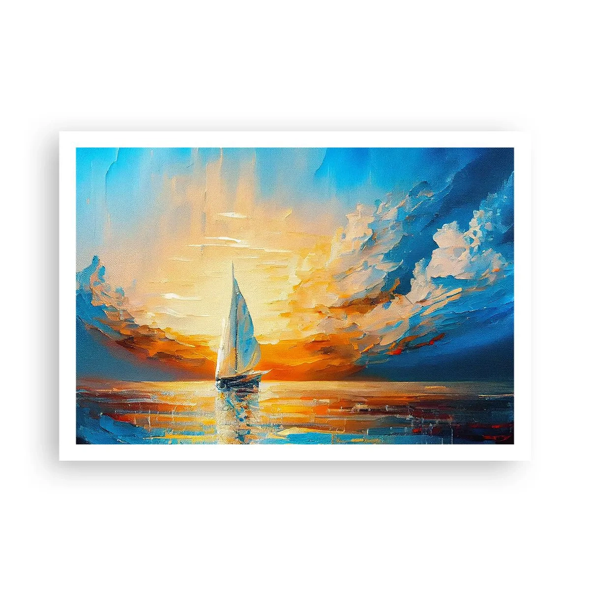 Poszter - Aranyban vitorlázva - 100x70 cm