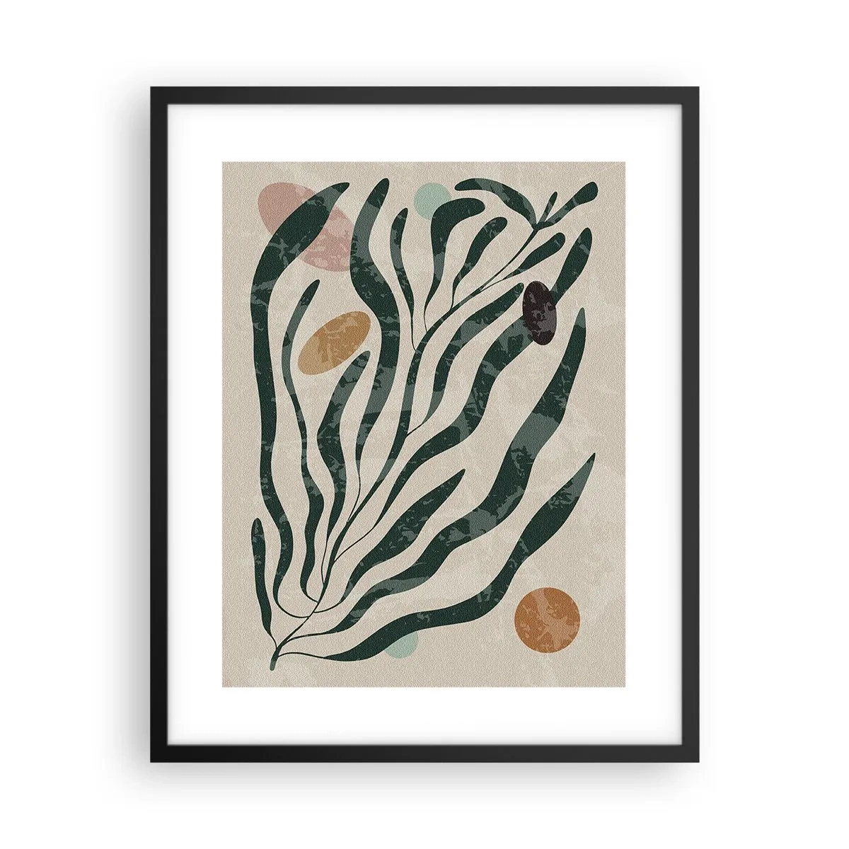 Poszter fehér keretben - Zöldek között - 40x50 cm