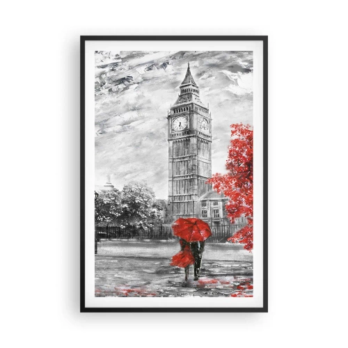 Poszter fehér keretben - Izgalmas nap - 61x91 cm