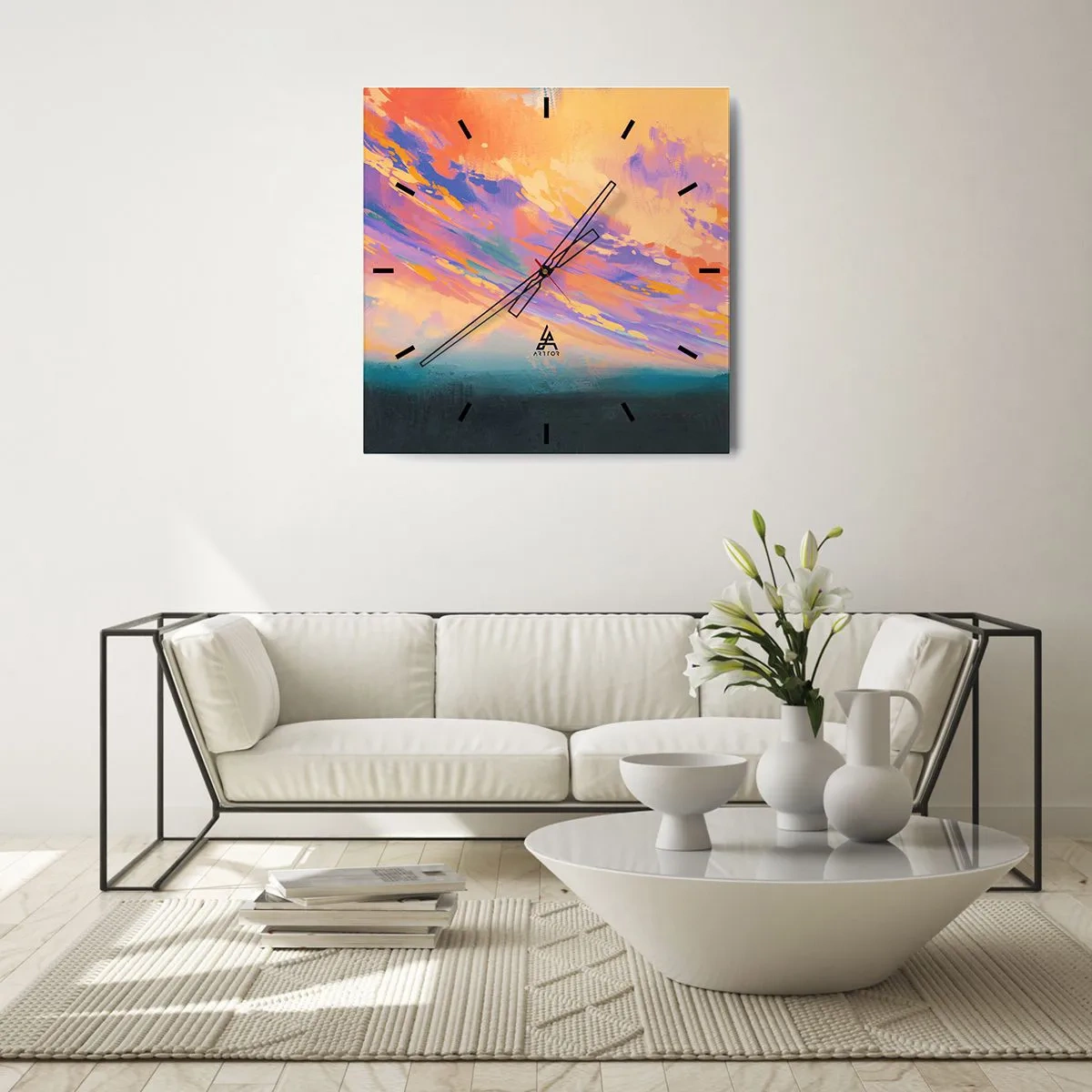 Falióra, Óra - Vonzási erő - 40x40 cm