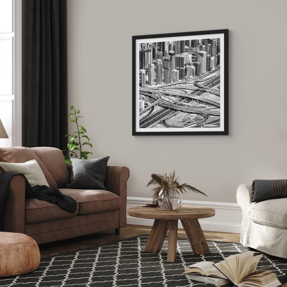 Poszter fehér keretben - Dubai – a lehetetlen város - 30x30 cm