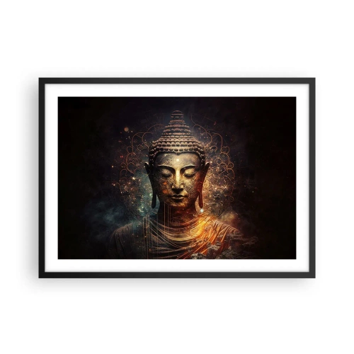 Poszter fehér keretben - Spirituális egyensúly - 70x50 cm