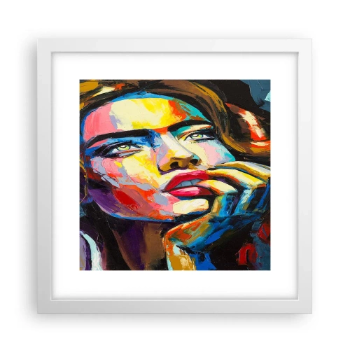 Poszter fekete keretben - Az álmok úgy repülnek az égen, mint a madarak - 30x30 cm