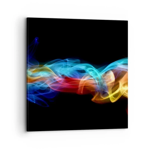 Vászonkép - Ködök szivárványtánca - 70x70 cm