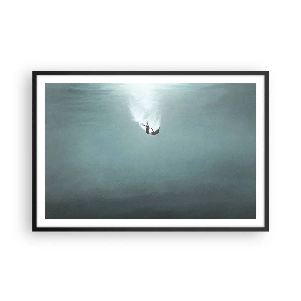 Poszter fehér keretben - Az óceán ölelésében - 91x61 cm