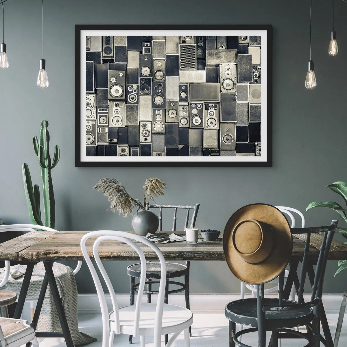 Poszter fehér keretben - És minden rendben van - 100x70 cm