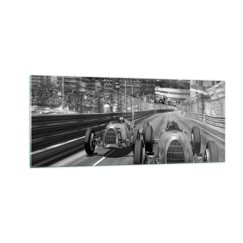 Üveg kép - Réges-régen Monte Carlóban - 100x40 cm