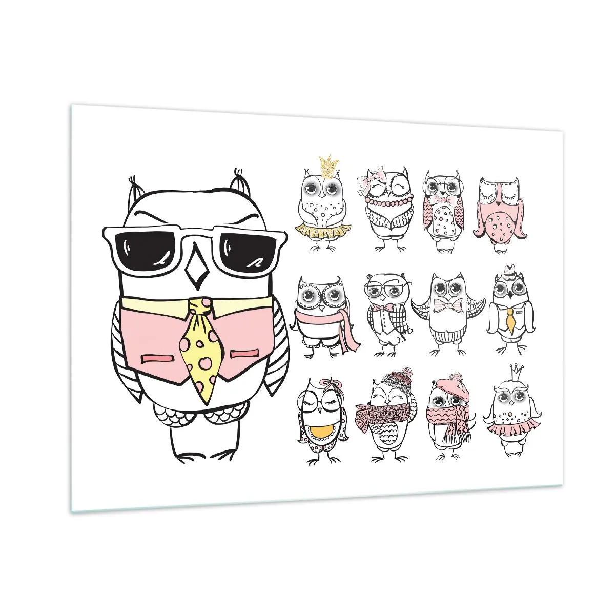 Üveg kép - Annyi lejátszandó szerep - 100x70 cm