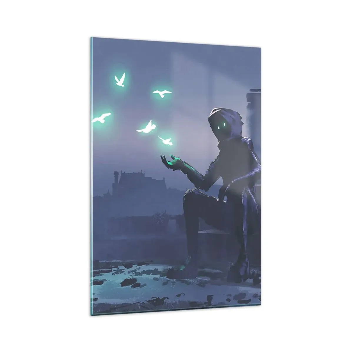 Üveg kép - Az élet vissza fog térni - 80x120 cm