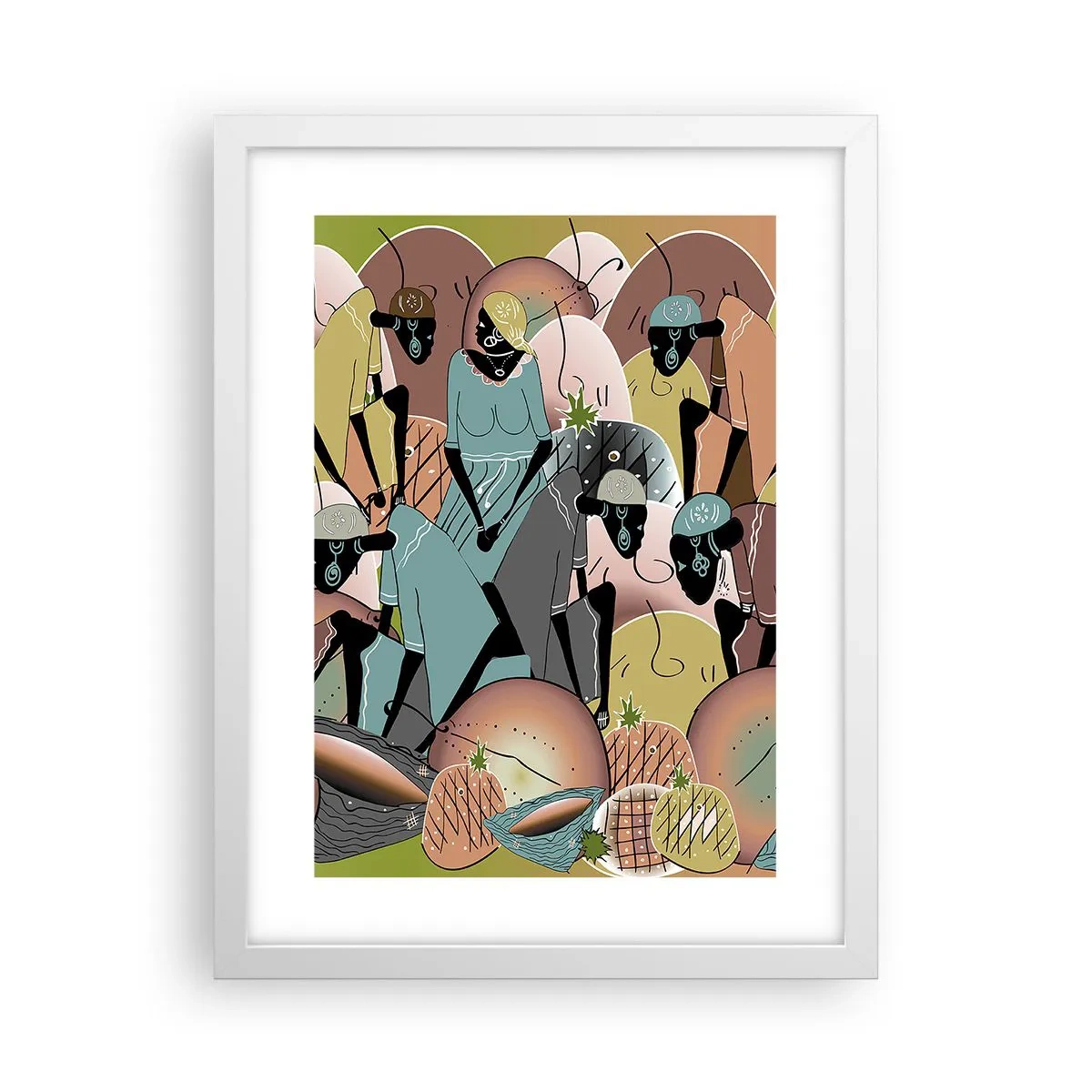 Poszter fekete keretben - Jön a nagy ünnep - 30x40 cm