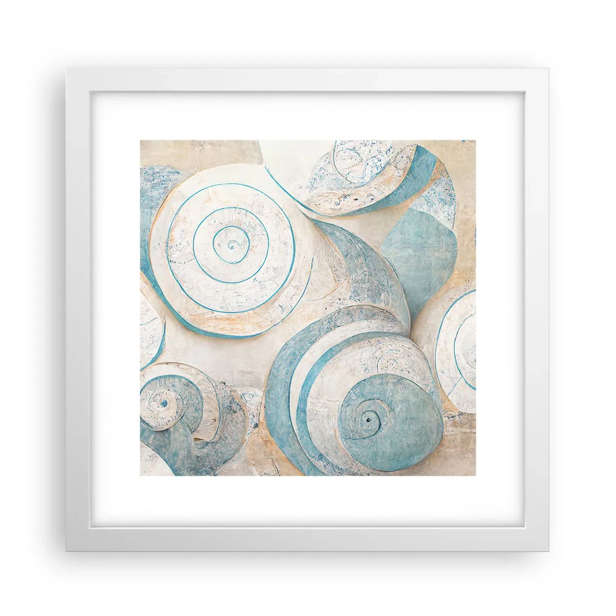 Poszter fekete keretben - Mit rejt a kagyló? - 30x30 cm