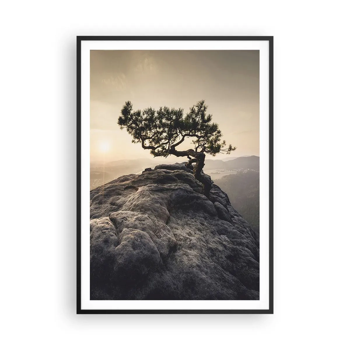 Poszter fehér keretben - Az élet mindig győz - 70x100 cm