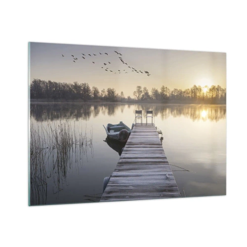 Üveg kép - Egy kis idő múlva visszajövök - 100x70 cm