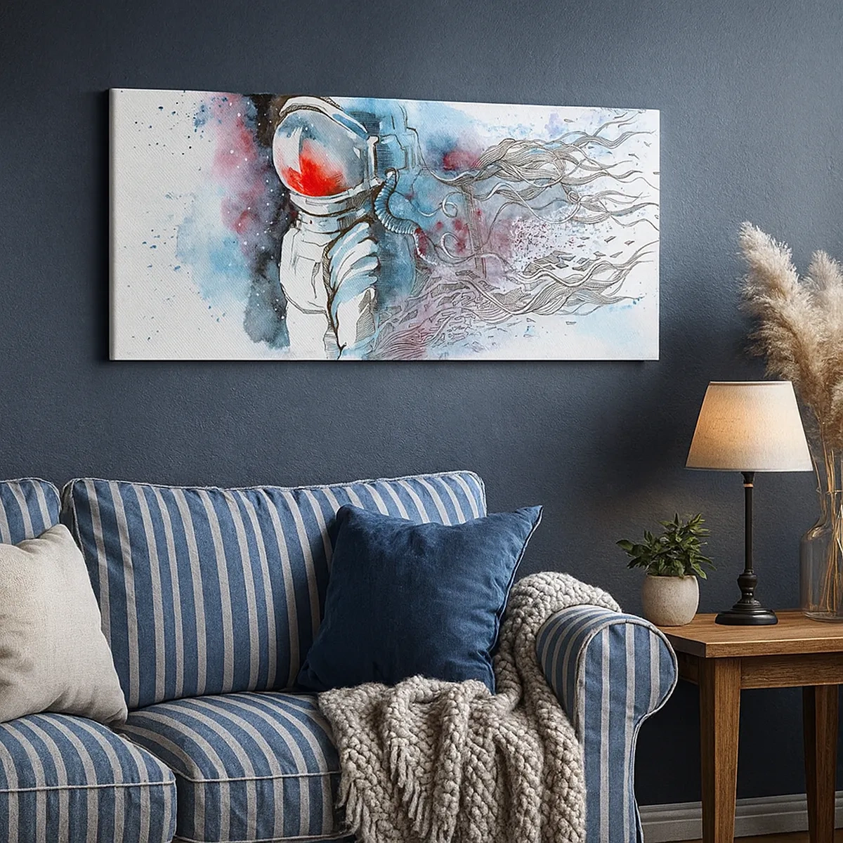 Vászonkép - Egy az egyben az űrrel - 30x30 cm