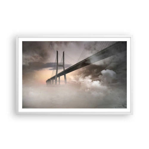 Poszter fekete keretben - A nem létező folyó mentén - 91x61 cm