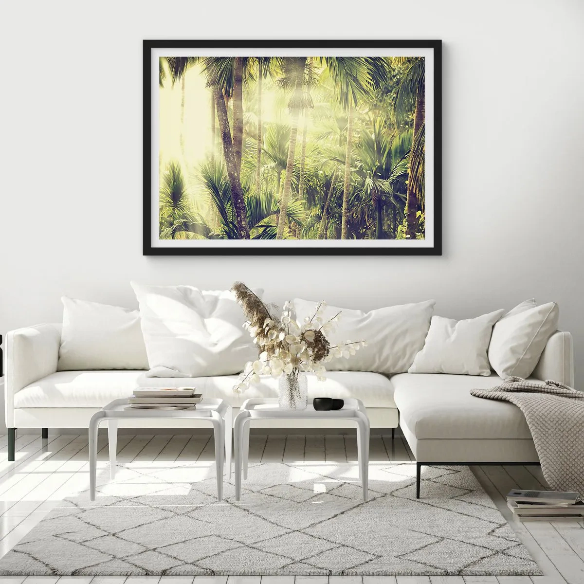 Poszter fehér keretben - Zöld forróságban - 70x50 cm
