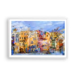 Poszter fekete keretben - Együtt vagyunk - 91x61 cm