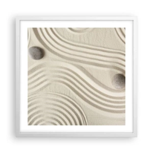 Poszter fekete keretben - A meleg érintése - 50x50 cm