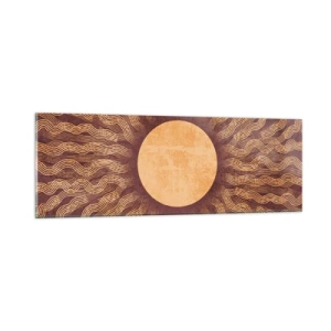 Üveg kép - A nap ikonja - 90x30 cm